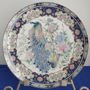PEACOCK Decor Plate Magnetic Beauty